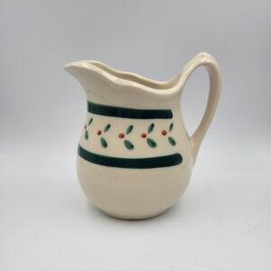 Vintage Ceramic Red Berry Creamer